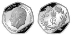 50 pence (Ascension of King Charles III)