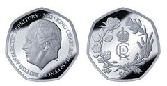 50 pence (Ascension of King Charles III)