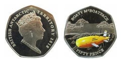 50 pence (Launch of a polar research AUV)