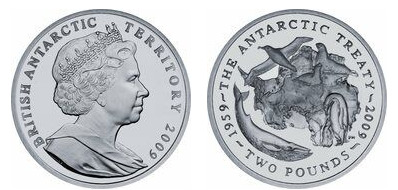2 pounds (50th anniversary of the Antarctic Treaty)