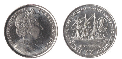 2 pounds (Centenary of the Imperial Trans-Antarctic Expedition)