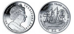 2 pounds (Centenary of the Imperial Trans-Antarctic Expedition)