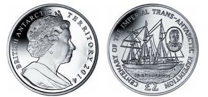 2 pounds (Centenary of the Imperial Trans-Antarctic Expedition)