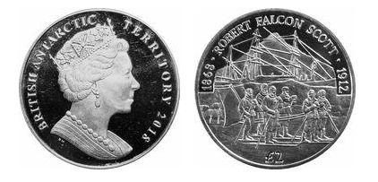 2 pounds (150th anniversary of the birth of Robert Falcon Scott)