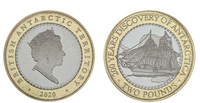 2 pounds (200th anniversary of the discovery of Antarctica)
