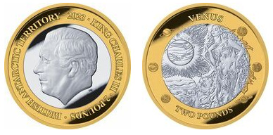 2 pounds (Venus Glacier)
