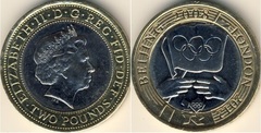 2 pounds (Olympic Games Handover Ceremony)