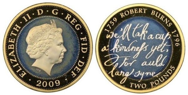 2 pounds (250th Anniversary of the Birth of Robert Burns)