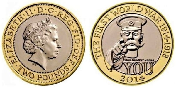 2 pounds (100th Anniversary of World War I)