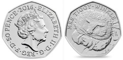 50 pence (Beatrix Potter - Mrs Tiggy-Winkle)