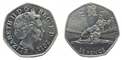 50 pence (JJ.OO. de Londres 2012-Lucha)