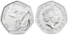 50 pence (Beatrix Potter - Mr. Jeremy Fisher)