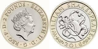 2 pounds (400th Anniversary of Shakespeare - Comedies)