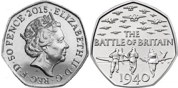 50 pence (75th Anniversary of the Battle of Britain)