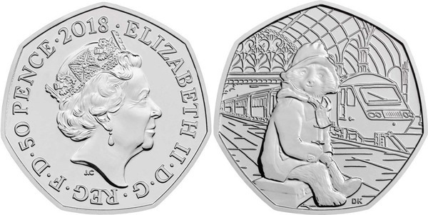 50 pence (Beatrix Potter - Paddington at the Station)