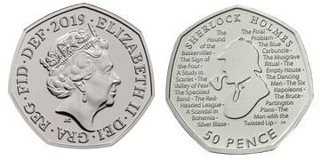 50 pence (160th Anniversary of Sir Arthur Conan Doyle)