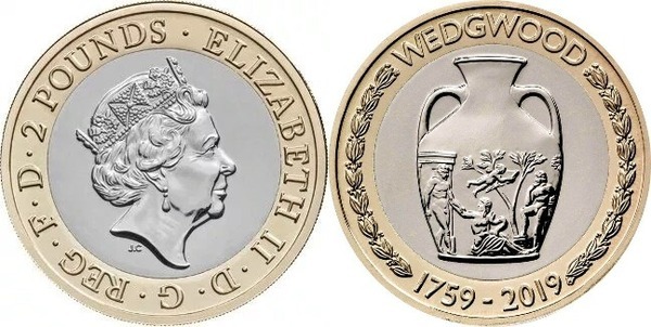 2 pounds (260th anniversary of the founding of Wedgwood)