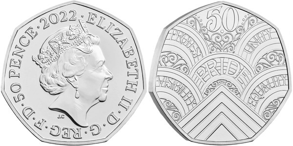 50 pence (50th Anniversary of the Pride March - PRIDE)