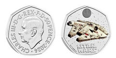 50 pence (Millennium Falcon-Color)