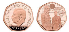 50 pence (Han Solo and Chewbacca)