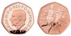 50 pence (Support to Team GB and Paralympics GB, Paris 2024)