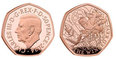 50 pence (Harry Potter-The Winged Keys)