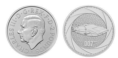 2 pounds (60th anniversary of James Bond)