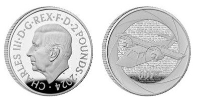 2 pounds (60th anniversary of James Bond)