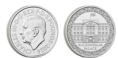 5 pounds (Buckingham Palace)