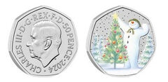 50 pence (Snowman-Color)