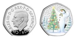 50 pence (Snowman-Color)