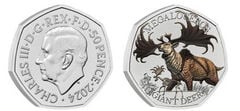 50 pence (Giant deer-Color)