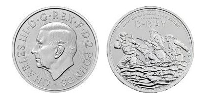 2 pounds (80th anniversary of the Normandy invasion)