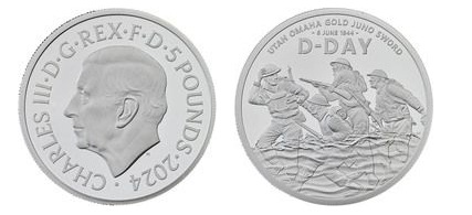 5 pounds (80th anniversary of the Normandy invasion)