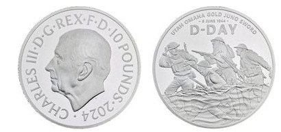10 pounds (80th anniversary of the Normandy invasion)