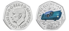 50 pence (Flying car-Color)
