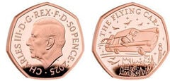 50 pence (The flying car)