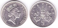 5 pence (Elizabeth II)