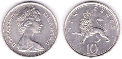 10 new pence (Elizabeth II)