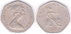 50 new pence (Elizabeth II)
