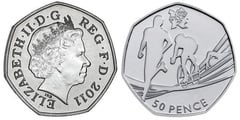 50 pence (JJ.OO. de Londres 2012-Triatlón)