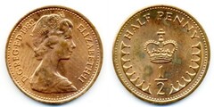 1/2 penny (Elizabeth II)