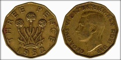 3 pence (George VI)
