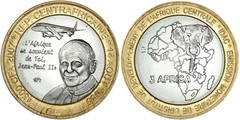 4.500 francs CFA (Juan Pablo II)
