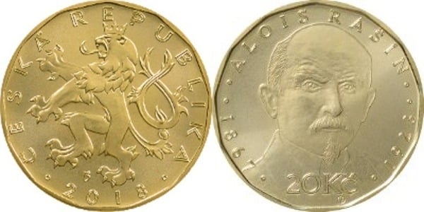 20 korun (Economist Alois Rašín (1867-1923)))