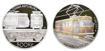 500 korun (Tatra T3-Striated Tramway)