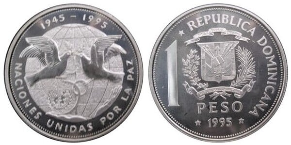 1 peso (50th Anniversary of the United Nations)