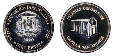 10 pesos (Capilla de San Andrés)