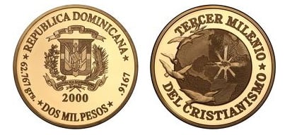 2000 pesos (Tercer Milenio del Cristianismo)