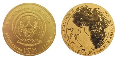 100 francs (martial eagle)